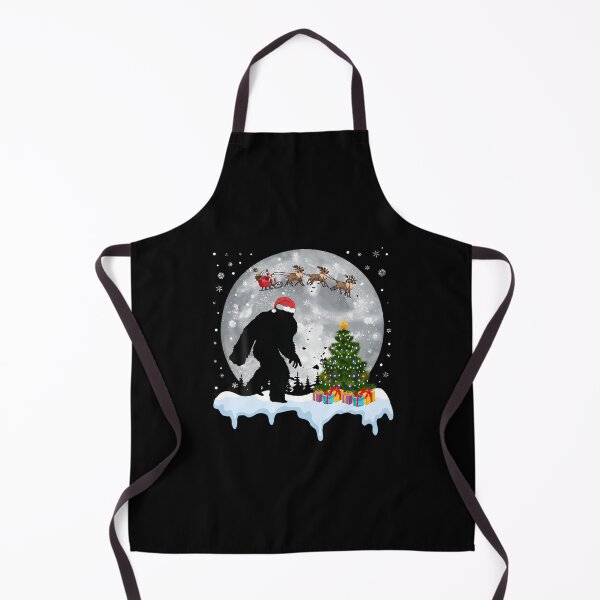 Item preview, Christmas Bigfoot Santa Tree Sleigh Moon Reindeer Snow designed and sold by JacquelineEnri.