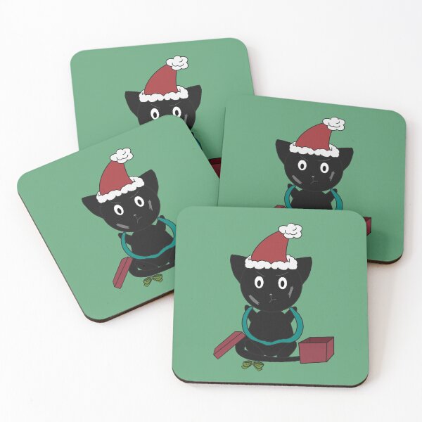 Item preview, Little cat is trying to wrap presents  designed and sold by Sunnyxsun.