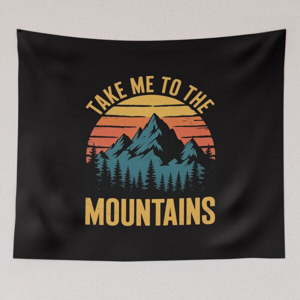 Item preview, Take Me To The Mountains Outdoor Sunset designed and sold by Silicula.