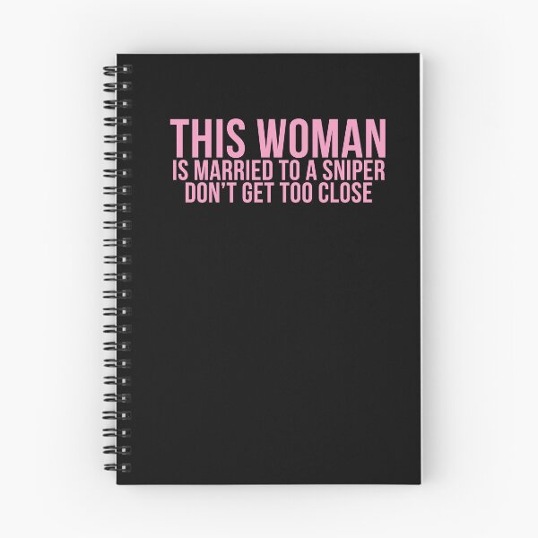 Item preview, this woman is married to a sniper funny bumper designed and sold by Doooriginals.