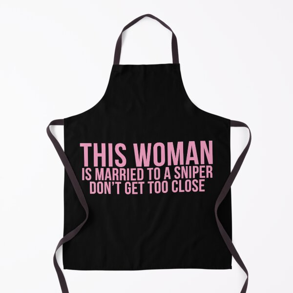 Item preview, this woman is married to a sniper funny bumper designed and sold by Doooriginals.