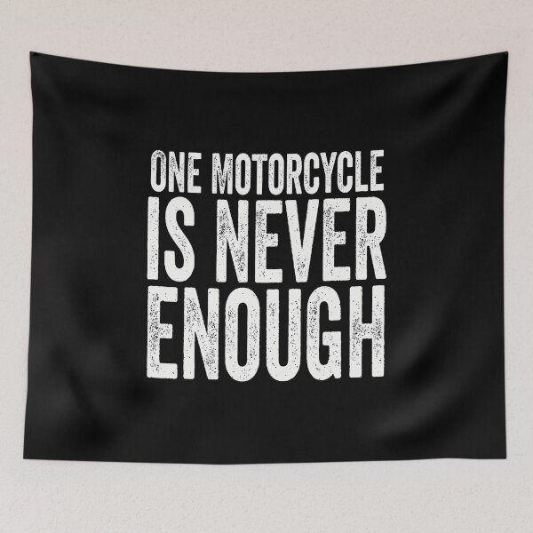 Item preview, One Motorcycle Is Never Enough Funny Moto Motocross Bike designed and sold by DoraBlanche.