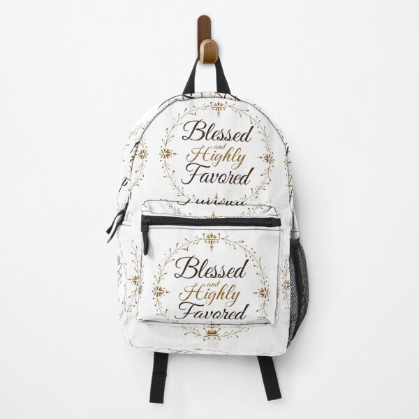 Item preview, Blessed and Highly Favored | Elegant Gold Scripture Design for Christian Women’s Gifts designed and sold by ebocraft.