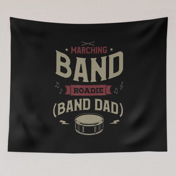 Item preview, Marching Band Roadie Band Dad Percussion Drums Father'S Day designed and sold by BrandyMartha.