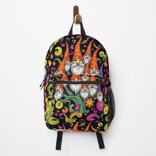 Item preview, Psychedelic Paisley Gnome Tree • Trippy Forest Fantasy Art designed and sold by Jeff's Good Mojo Dojo.
