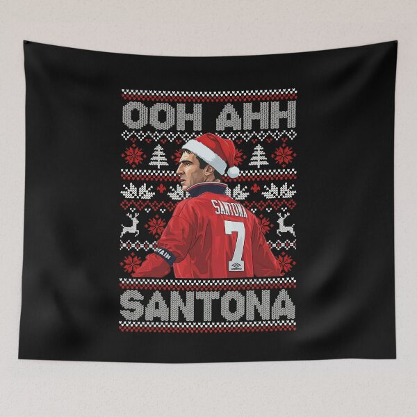 Item preview, Ooh Ahh Santona Christmas Jumper, Funny Football Xmas Sweatshirt, Retro Holiday Ugly Sweater designed and sold by BeatriceJFling.