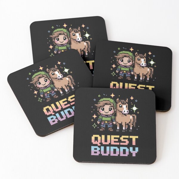 Item preview, Quest Buddy | Retro Hero Horse RPG Adventure Gamer Design | Player Two Steed  designed and sold by pixelpopplanet.