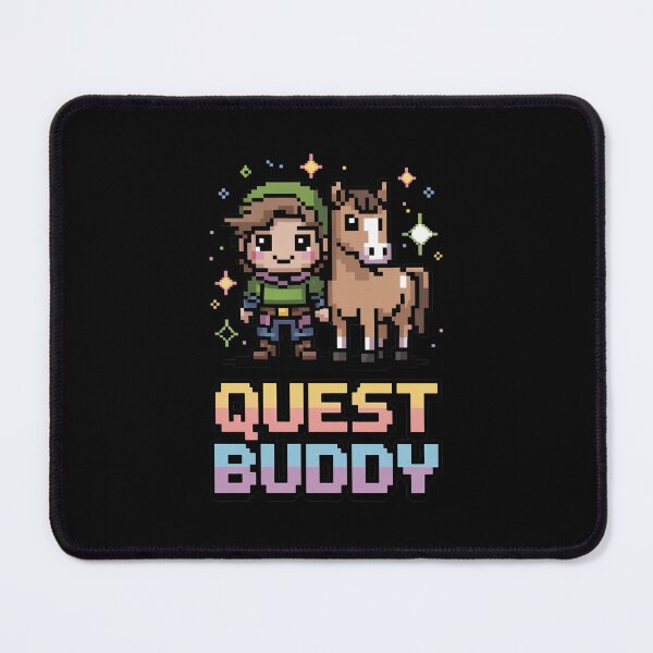 Item preview, Quest Buddy | Retro Hero Horse RPG Adventure Gamer Design | Player Two Steed designed and sold by pixelpopplanet.