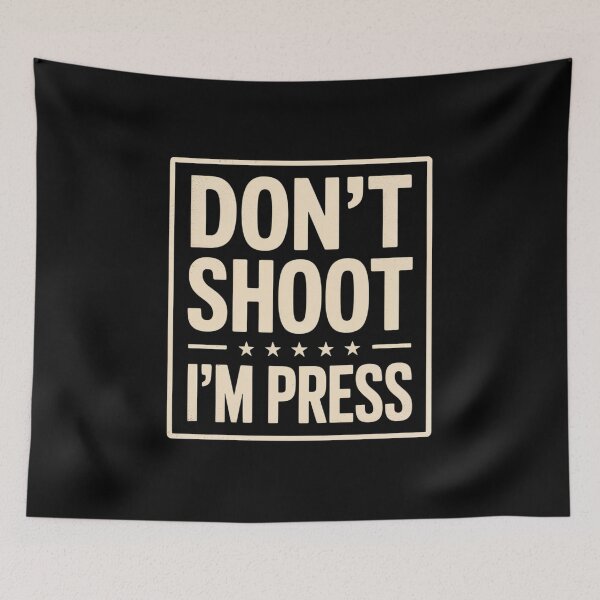 Item preview, Don't Shoot I'm Press Correspondent Reporter Member Media designed and sold by DrewLeuschke.