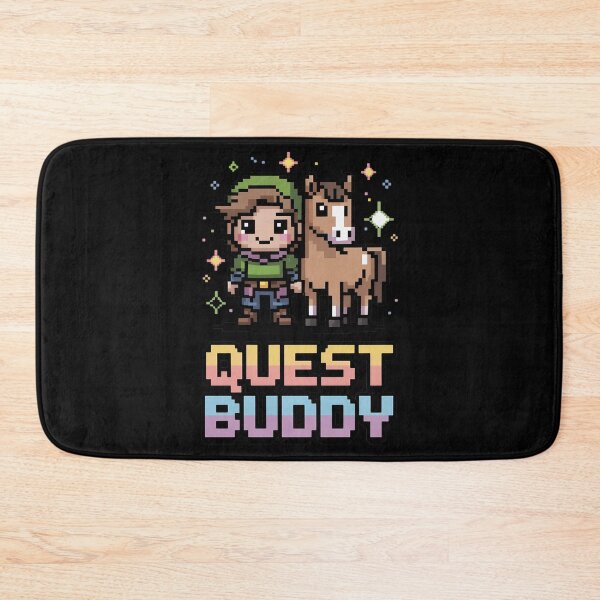 Item preview, Quest Buddy | Retro Hero Horse RPG Adventure Gamer Design | Player Two Steed  designed and sold by pixelpopplanet.