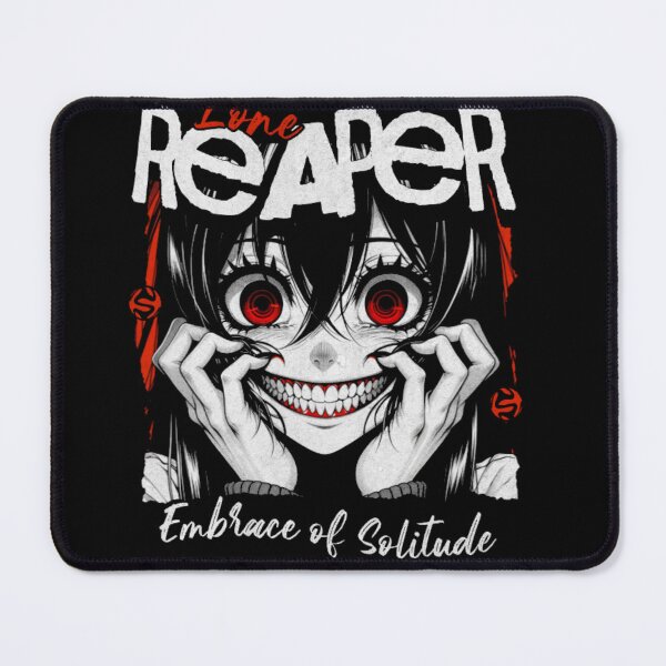 Item preview, Zone REAPER Embrace of Solitude Creepy Anime Girl Graphic Tee designed and sold by GenZFashion000.