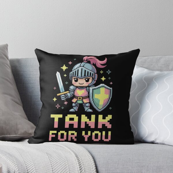 Item preview, Tank For You | Funny Knight RPG Tank Main Gaming Pun Gift | Retro Player Protection designed and sold by pixelpopplanet.