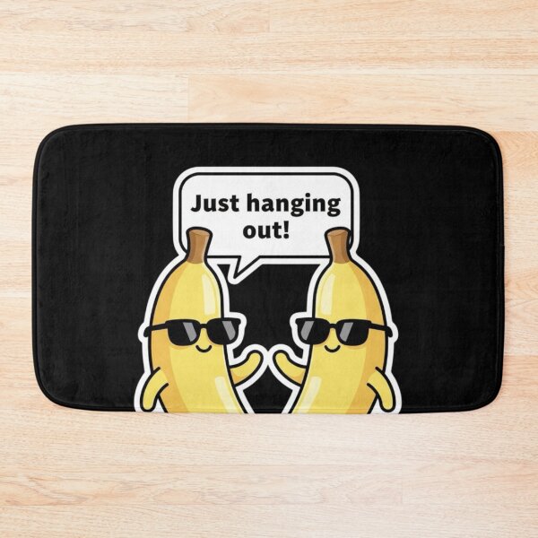 Item preview, Just Hanging Out – Double Banana Cute Cartoon designed and sold by Whisky1111.