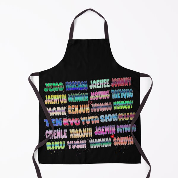 Item preview, NCT Name Collage Colorful Text Design designed and sold by arorar.