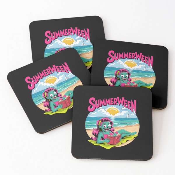 Item preview, Summerween Zombie Halloween Girl Spooky Beach Summers designed and sold by TechnicalSara.