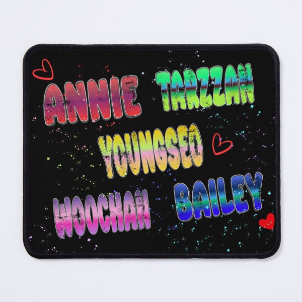 Item preview, All Day Project Colorful K-Pop Member Name Design designed and sold by arorar.