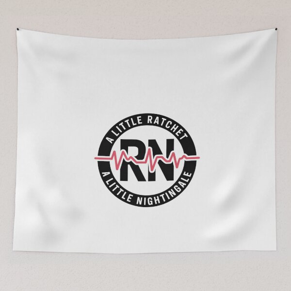 Item preview, A Little Ratchet A Little Nightingale RN Nurse Men Women designed and sold by MinaReinger.