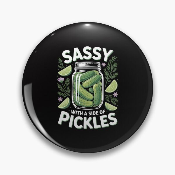 Item preview, Sassy with a Side of Pickles Trendy Pickle designed and sold by GalaFunny.