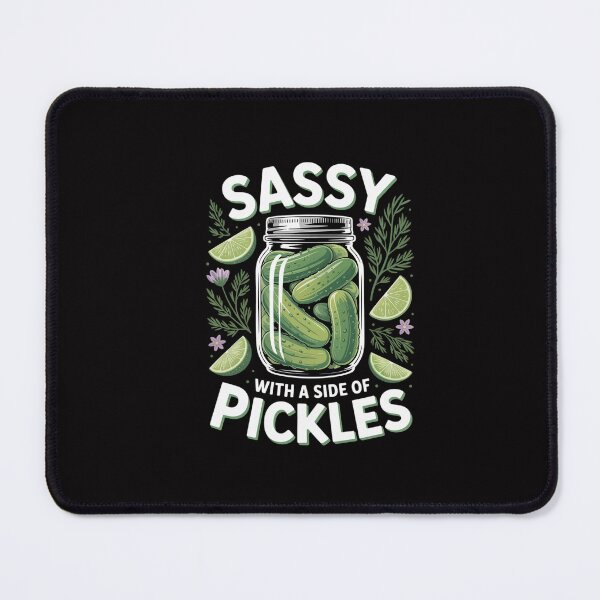 Item preview, Sassy with a Side of Pickles Trendy Pickle designed and sold by GalaFunny.