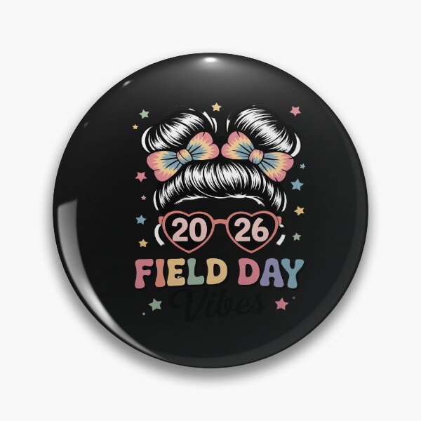 Item preview, Messy Bun Field Day 2025 Vibes Funny Teacher Student Tie Dye designed and sold by VladimiaPutin.