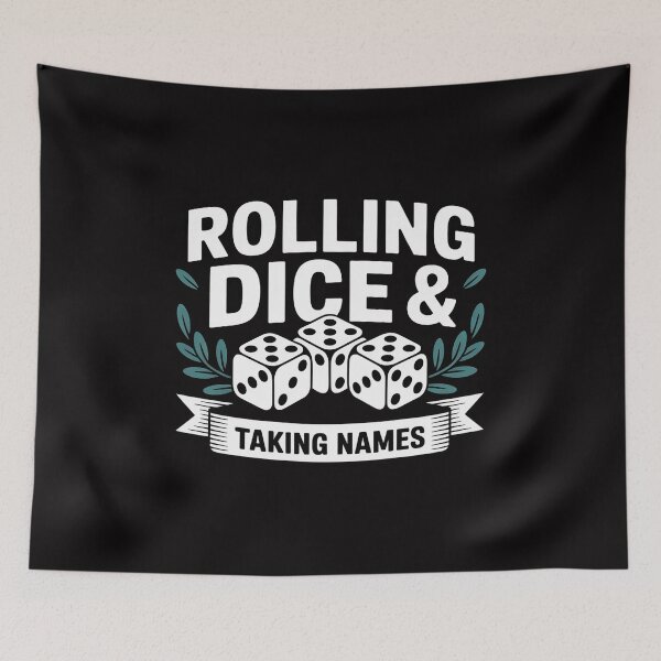 Item preview, Rolling Dice and Taking Names Game Night designed and sold by GalaFunny.