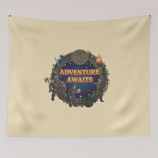 Item preview, Adventure Awaits designed and sold by Parody-is-King.
