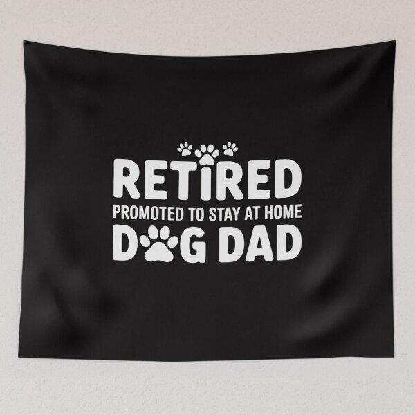 Item preview, Retired promoted to stay at home dog Dad designed and sold by GalaFunny.