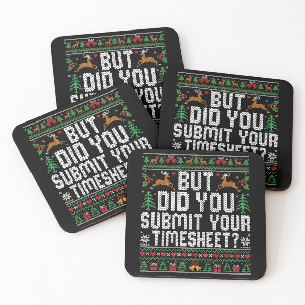 Item preview, Funny Timesheet Reminder Ugly Sweater Office Winter designed and sold by MackenzieBin.