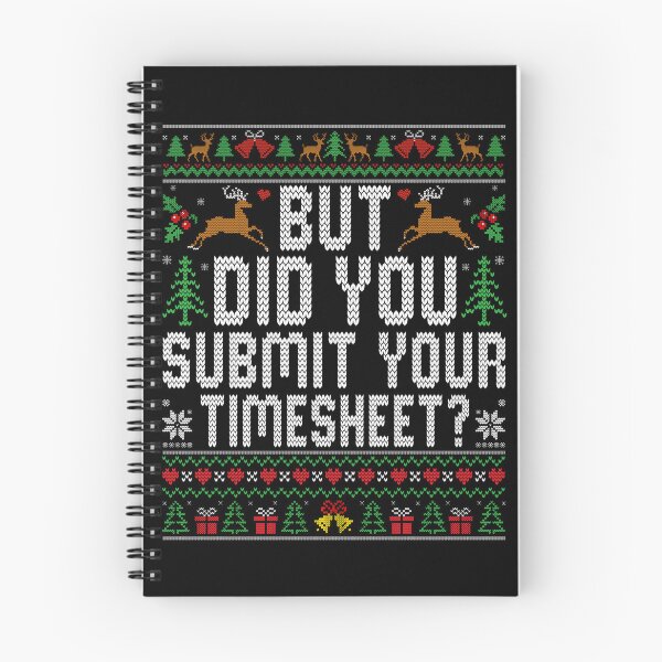 Item preview, Funny Timesheet Reminder Ugly Sweater Office Winter designed and sold by MackenzieBin.
