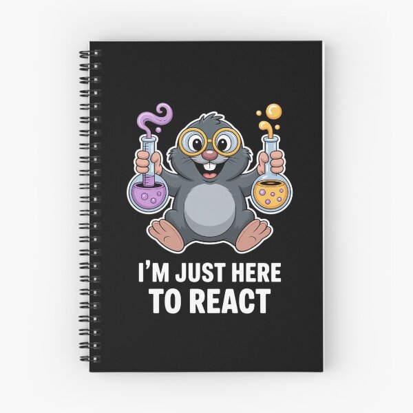 Item preview, Funny Im Just Here To React Happy Mole Day Chemistry Teacher Men Women  designed and sold by RayArmstrong.
