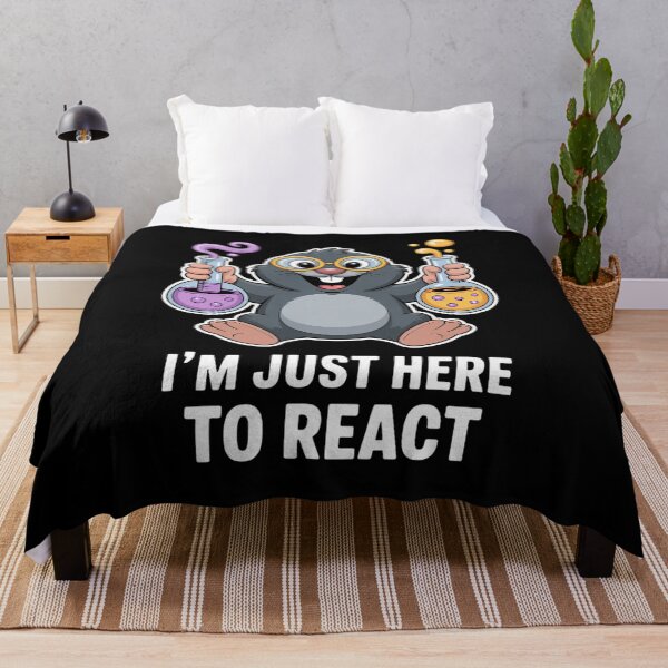 Item preview, Funny Im Just Here To React Happy Mole Day Chemistry Teacher Men Women  designed and sold by RayArmstrong.