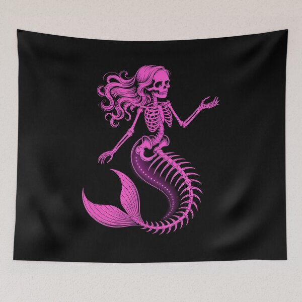 Item preview, Funny Halloween Mermaid Skeleton Gift Cool Scary DIY Costume  designed and sold by DrewLeuschke.