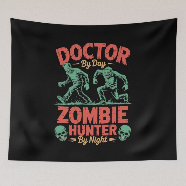 Item preview, Funny Halloween Doctor Zombie Hunter Trick or Treat Costume  designed and sold by HaileyRobel.