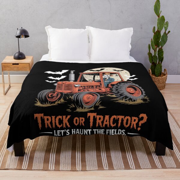 Item preview, Funny Farmer Costume Halloween Spooky Skeleton Drive Tractor designed and sold by MinaReinger.