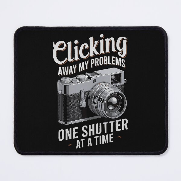 Item preview, Clicking Away Cameraman Photo Camera Funny Photographer designed and sold by ElizabethVivan.