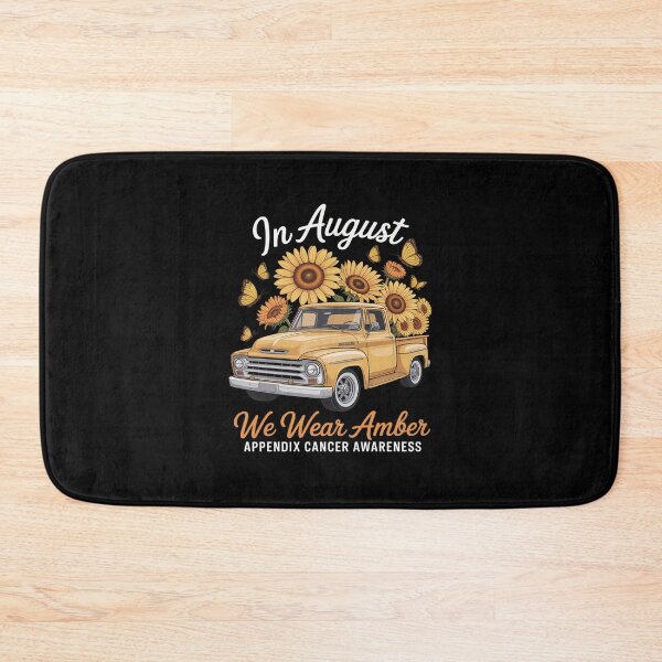 Item preview, Sunflower Truck In August We Wear Amber Appendix Cancer designed and sold by TechnicalSara.