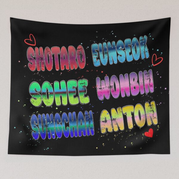 Item preview, RIIZE Members Rainbow Gradient K-pop Name Design designed and sold by arorar.