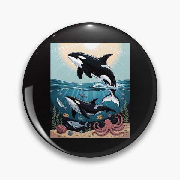 Item preview, Ocean Wildlife Shark Turtle Octopus designed and sold by GalaFunny.