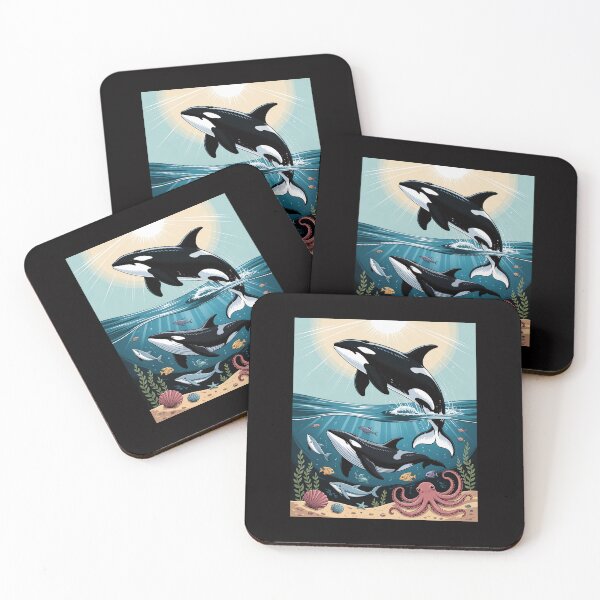 Item preview, Ocean Wildlife Shark Turtle Octopus designed and sold by GalaFunny.