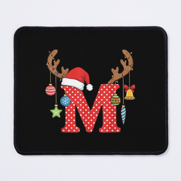 Item preview, Letra M Navidad Monograma Alfabeto Inicial Ornamento Santa designed and sold by AnitaBice.