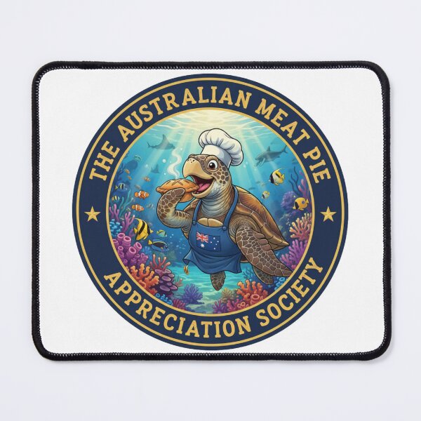Item preview, The Meat Pie Sea Turtle designed and sold by The Australian Meat Pie Appreciation Society.