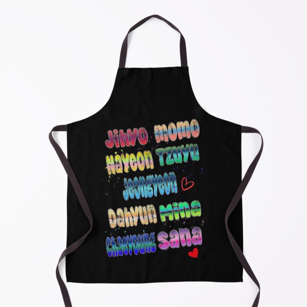 Item preview, Twice Member Names Colorful – K-pop Fan Art designed and sold by arorar.