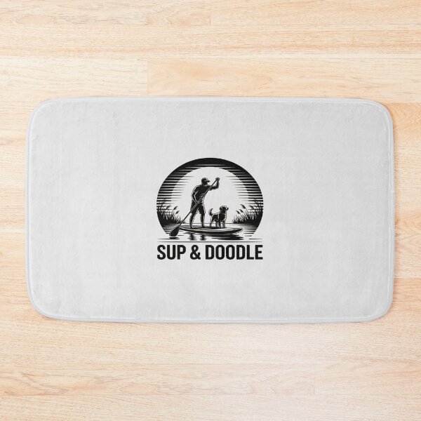 Item preview, SUP & Doodle Dog Lover Paddleboarding designed and sold by TechnicalSara.