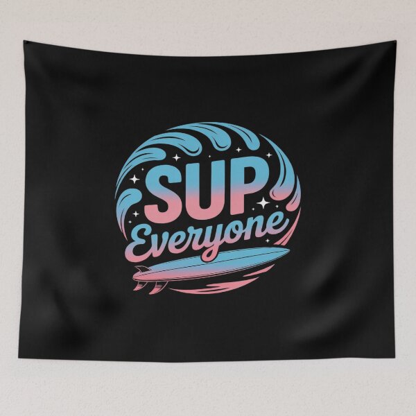 Item preview, SUP Everyone Cool Paddleboarding designed and sold by TechnicalSara.