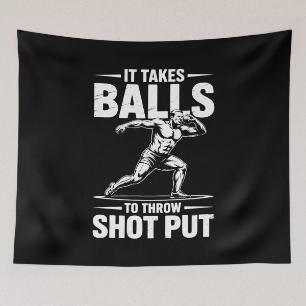 Item preview, It Takes Balls To Throw Shot Put - Track And Field Shot Put designed and sold by RustsyMin.