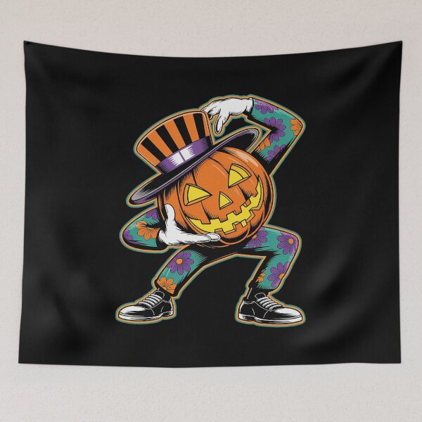 Item preview, Dabbing Bowling Pin Bowler Jack O Lantern Spooky Halloween  designed and sold by DrewLeuschke.