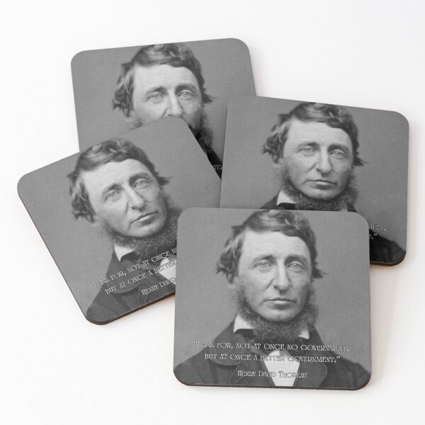 Item preview, Henry David Thoreau - "I ask for, not at once no government..." Version 1 designed and sold by TofuingHo.