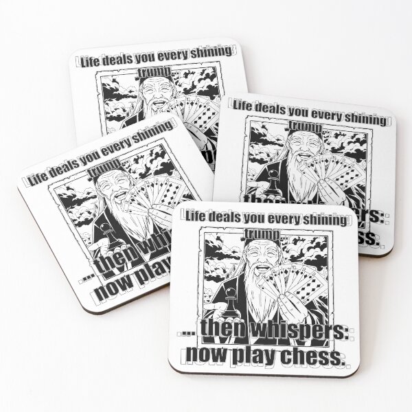 Item preview, Wise Sage with Cards & Chess — Manga Style Art designed and sold by ArhiStrategOne.