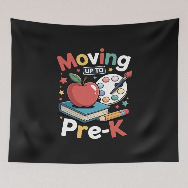 Item preview, Moving Up To Pre-K Teacher Student Kid Graduation 3 designed and sold by JessicaWalshdf.