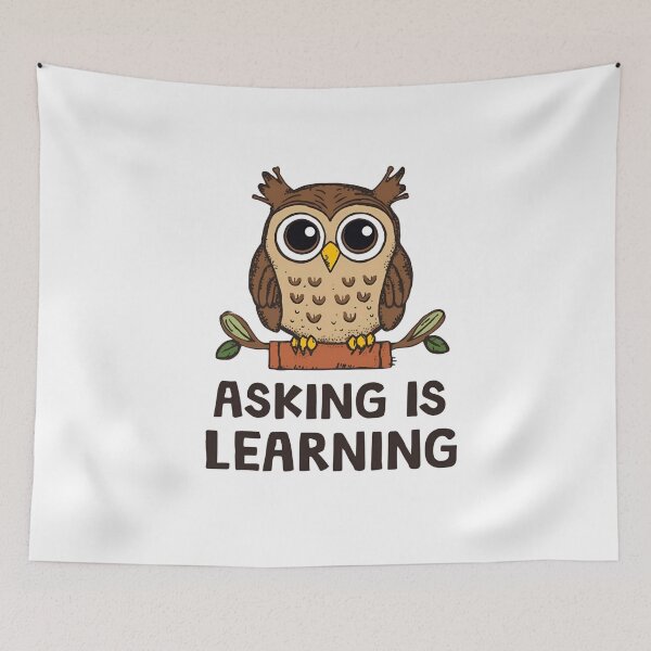 Item preview, Asking Is Learning designed and sold by variant designer.